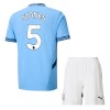 Original Trikotsatz Manchester City Stones 5 Heimtrikot 2024-25 Für Kinder